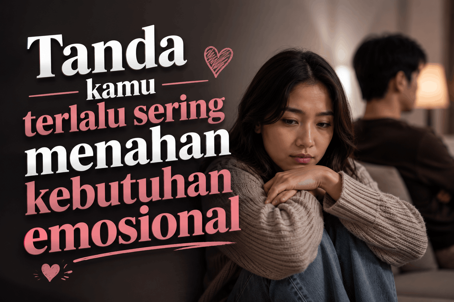 Tanda Kamu Terlalu Sering Menahan Kebutuhan Emosional