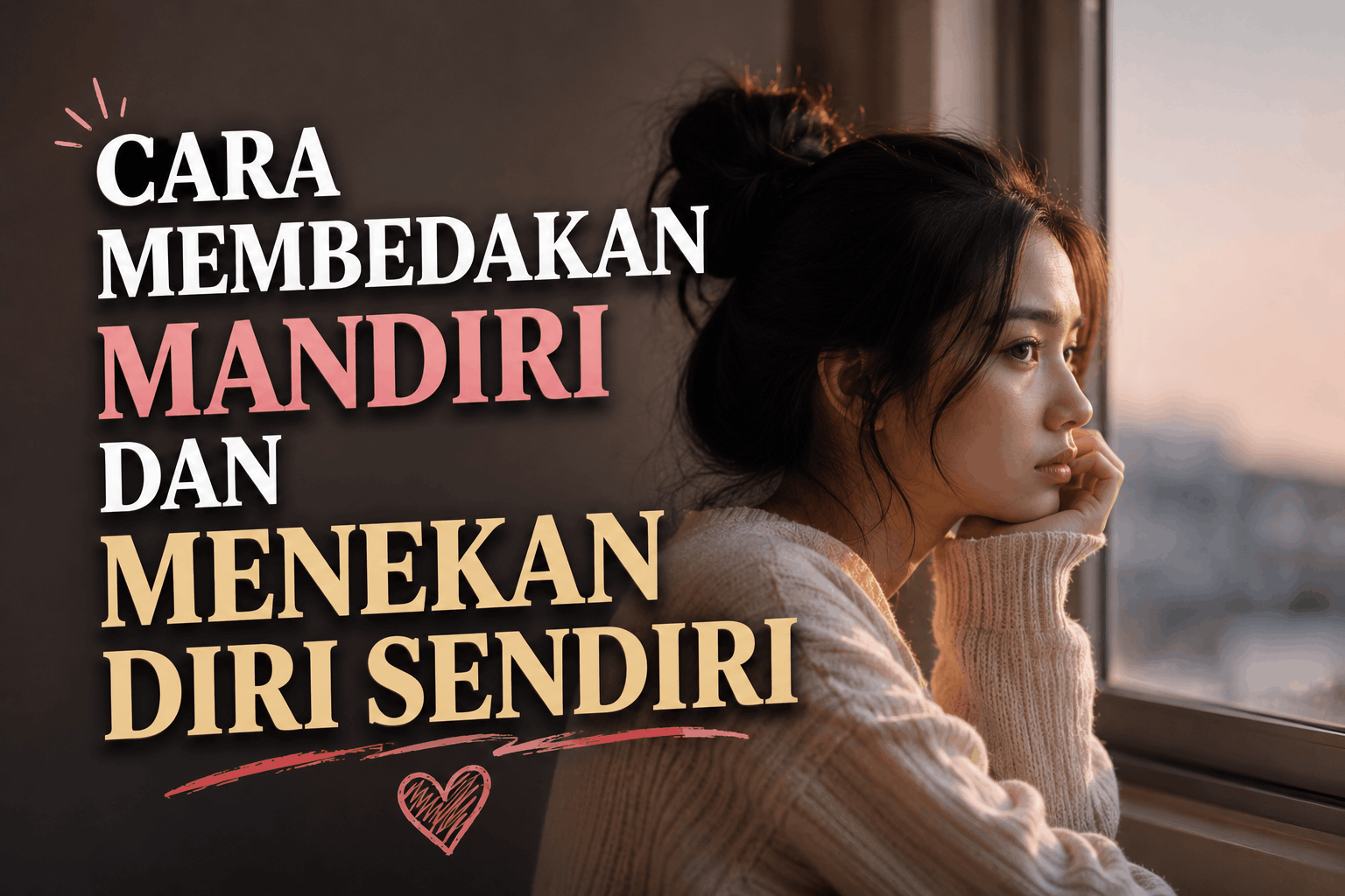 Cara Membedakan Mandiri dan Menekan Diri Sendiri