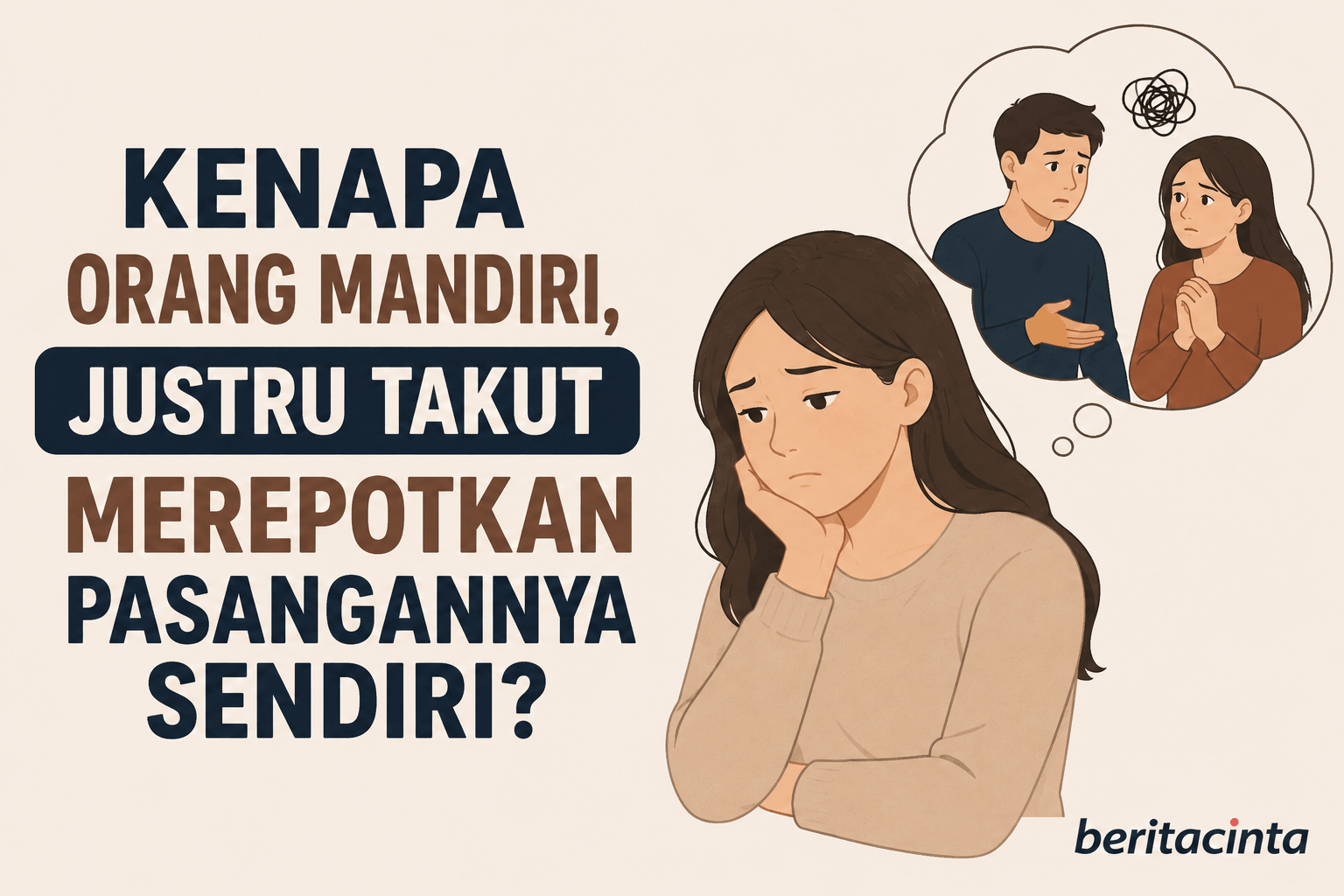 Kenapa Orang Mandiri Justru Takut Merepotkan Pasangannya Sendiri?