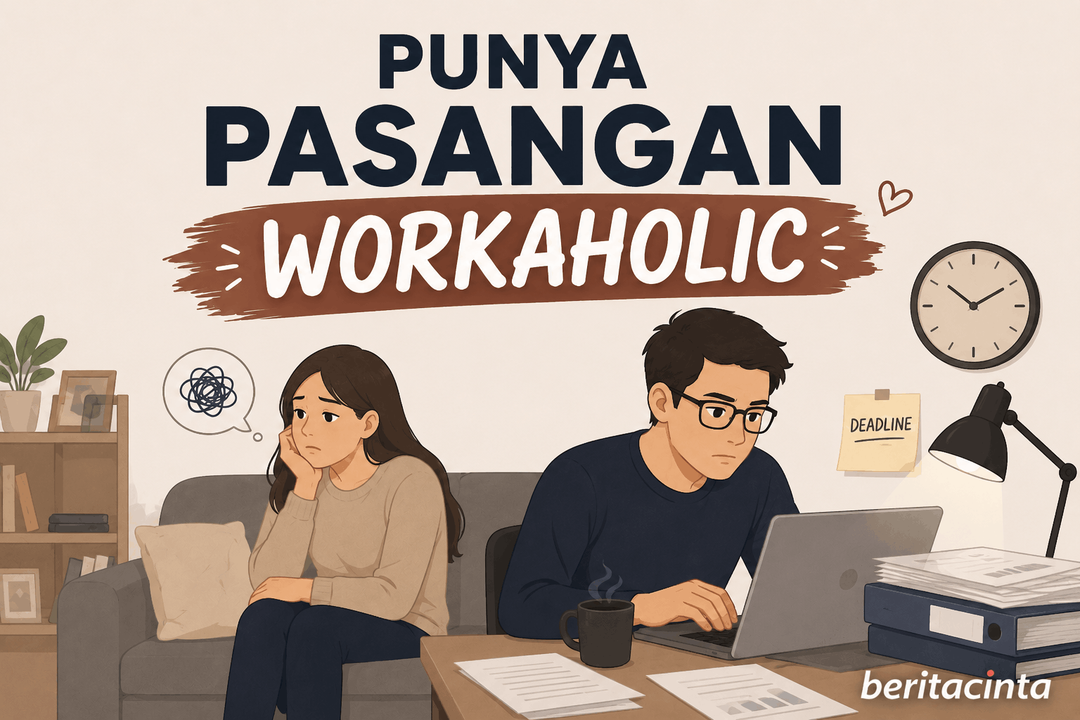 Punya Pasangan Workaholic