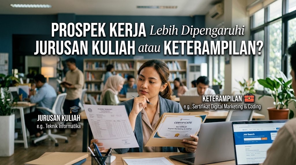 Prospek Kerja Lebih Dipengaruhi Jurusan Kuliah atau Keterampilan yang Dimiliki