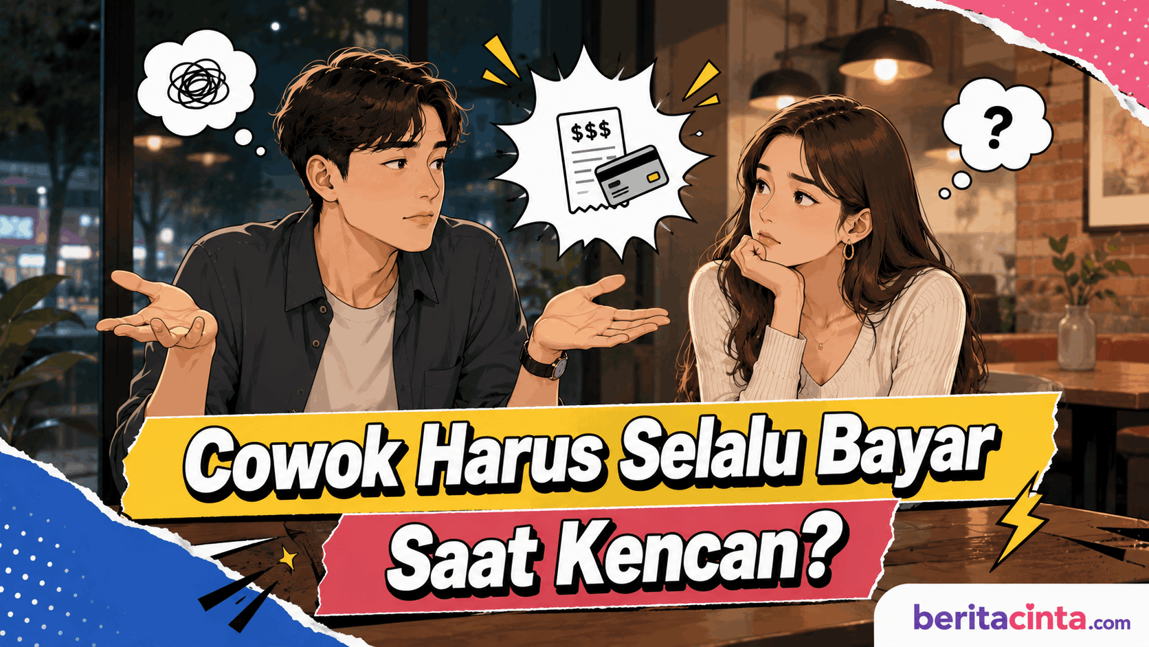 Cowok Harus Selalu Bayar Saat Kencan?