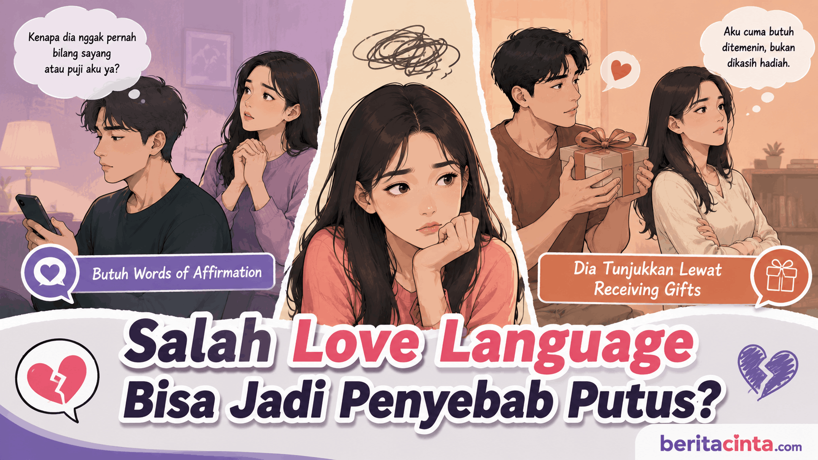 Salah Love Language Bisa Jadi Penyebab Putus?