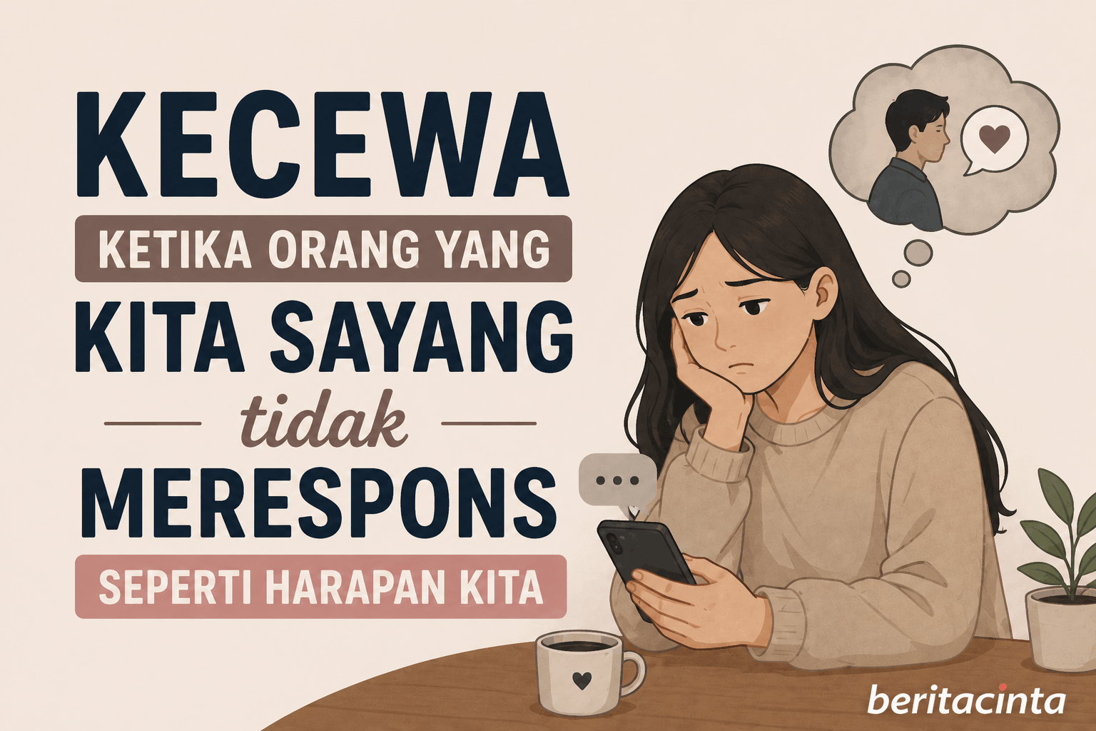 Kecewa Ketika Orang yang Kita Sayang Tidak Merespons Seperti Harapan Kita