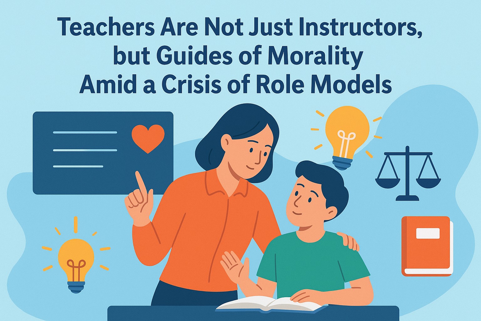 Teachers Are Not Just Instructors, but Guides of Morality Amid a Crisis of Role Models