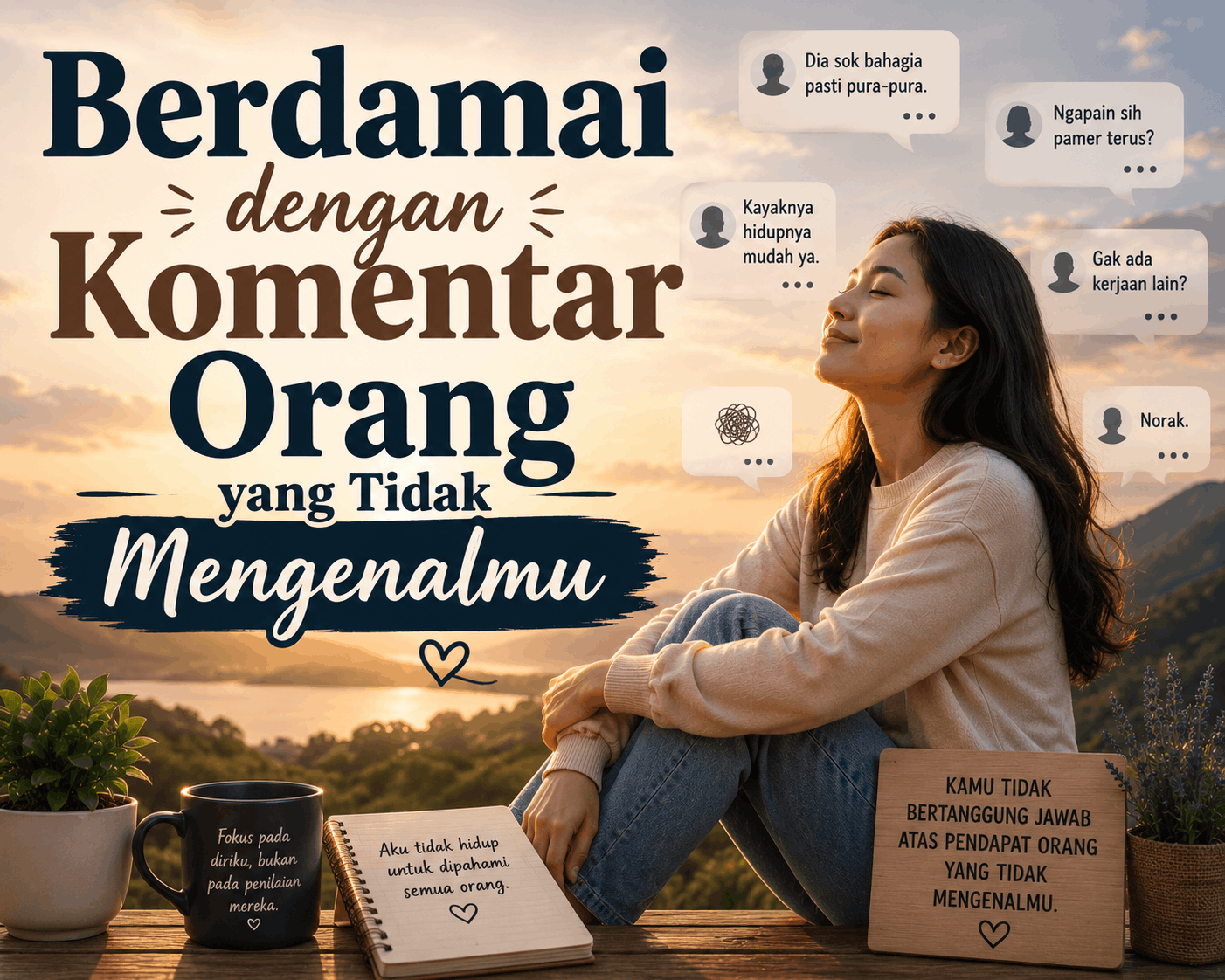 Berdamai dengan Komentar Orang yang Tidak Mengenalmu