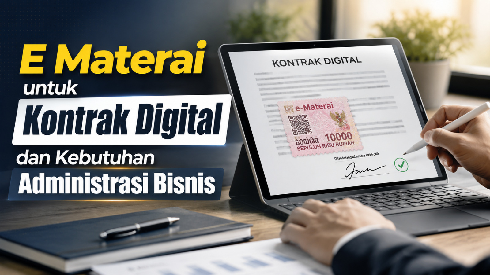 E Materai untuk Kontrak Digital dan Kebutuhan Administrasi Bisnis