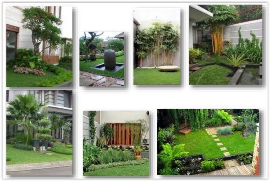 Komposisi dalam desain landscape taman