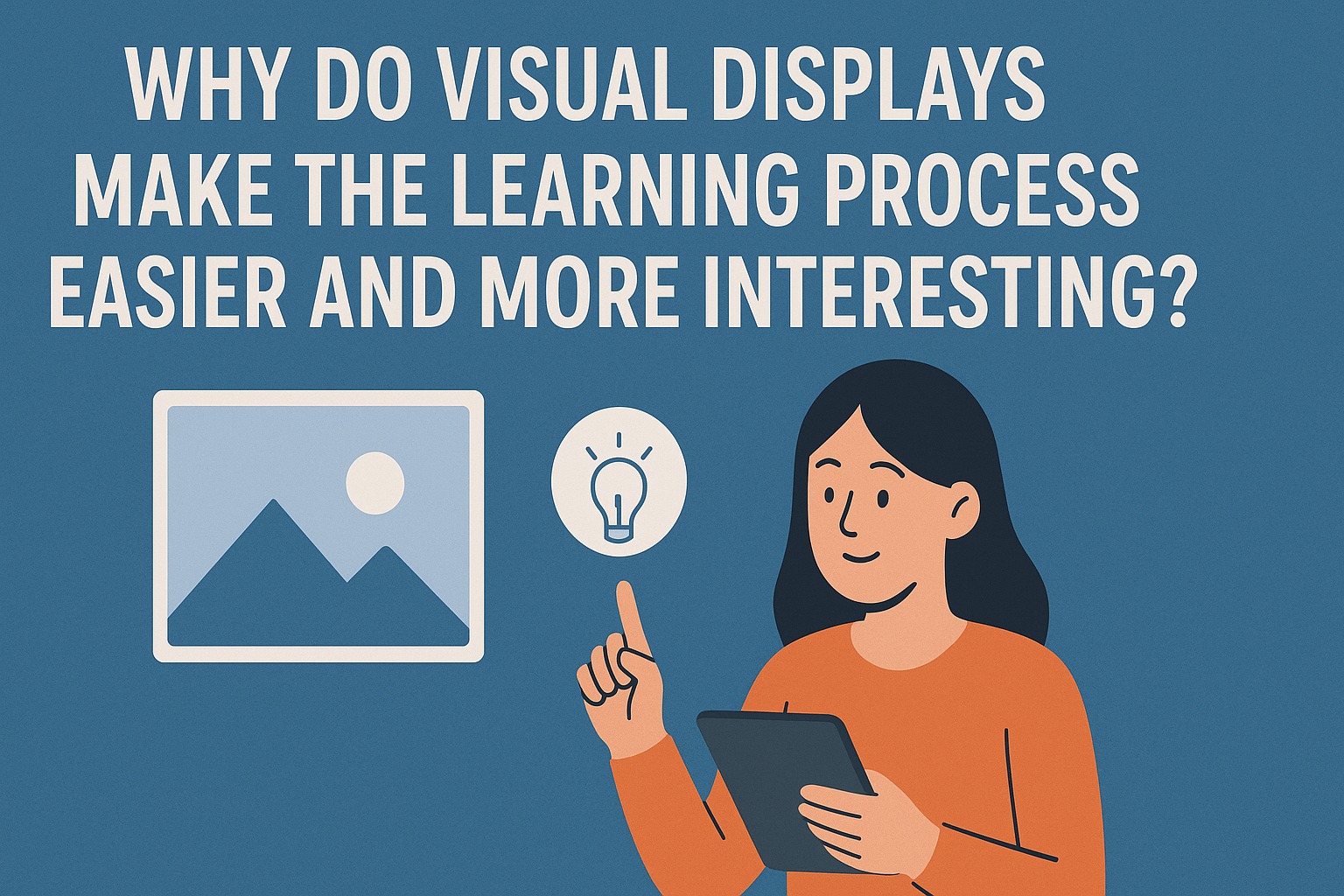 Why Do Visual Displays Make the Learning Process Easier and More Interesting?