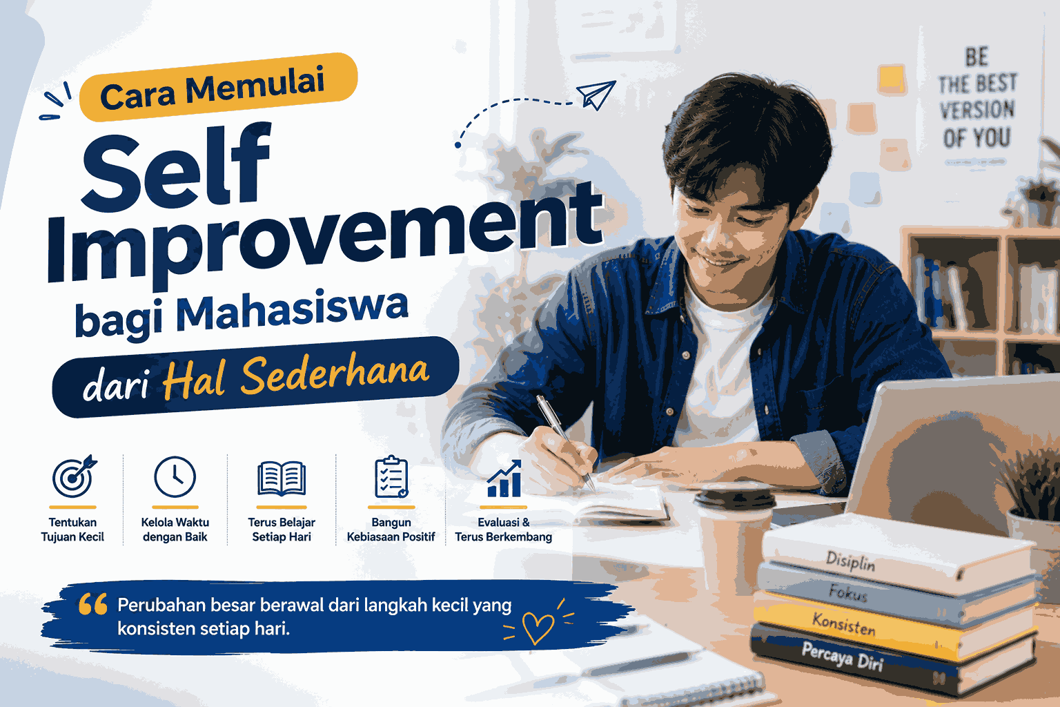 Cara Memulai Self Improvement bagi Mahasiswa dari Hal Sederhana