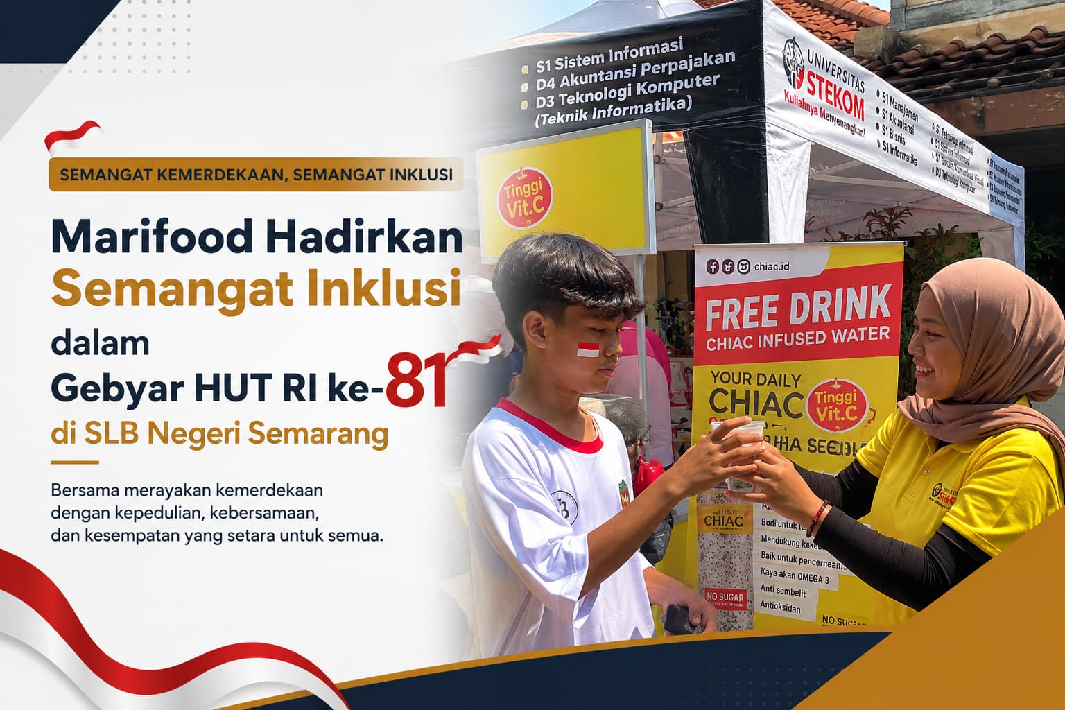 Marifood Hadirkan Semangat Inklusi dalam Gebyar HUT RI ke-81 di SLB Negeri Semarang