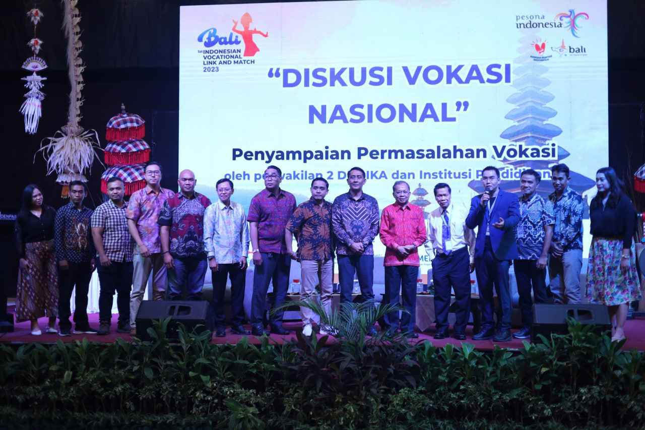Diskusi Vokasi Nasional “1st Indonesian Vocational Link And Match 2023”, Penting Penyelarasan Kemampuan Tenaga Kerja Dengan Kebutuhan Industri