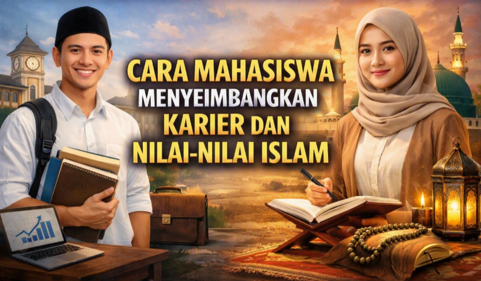Cara Mahasiswa Menyeimbangkan Karier dan Nilai-Nilai Islam