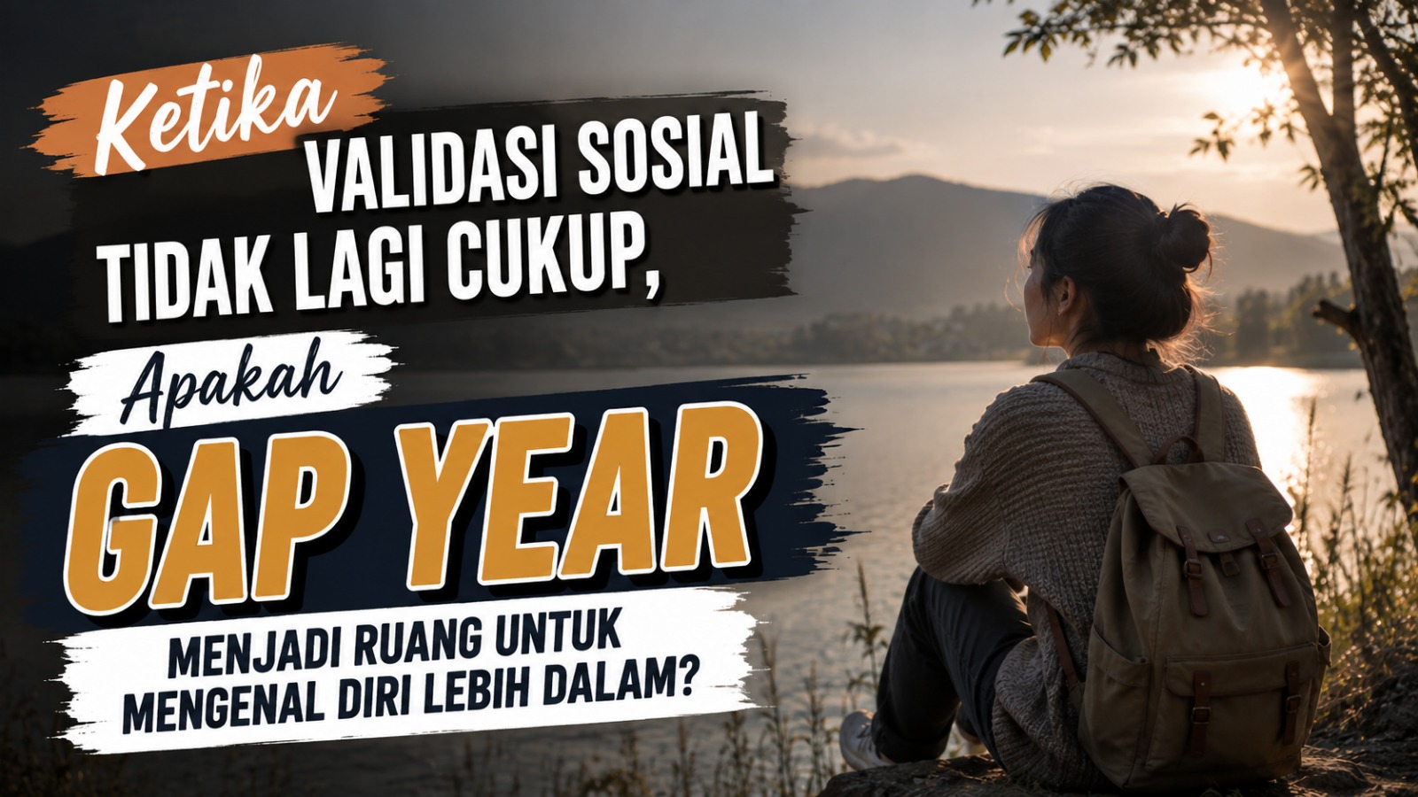 Ketika Validasi Sosial Tidak Lagi Cukup, Apakah Gap Year Menjadi Ruang untuk Mengenal Diri Lebih Dalam?