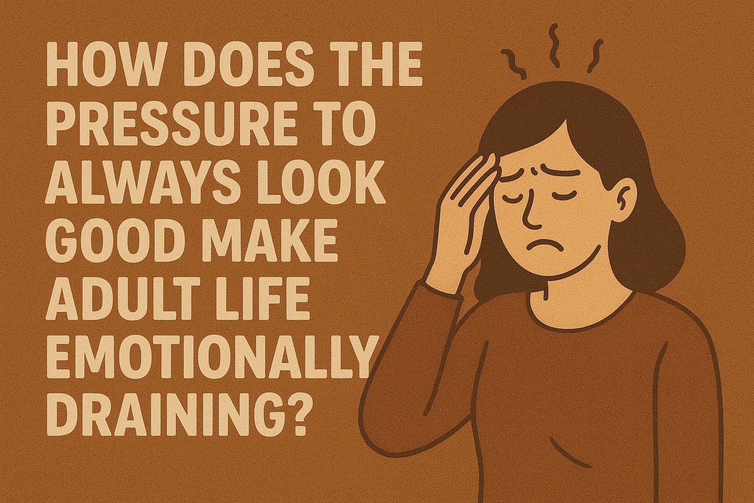 How Does the Pressure to Always Look Good Make Adult Life Emotionally Draining?