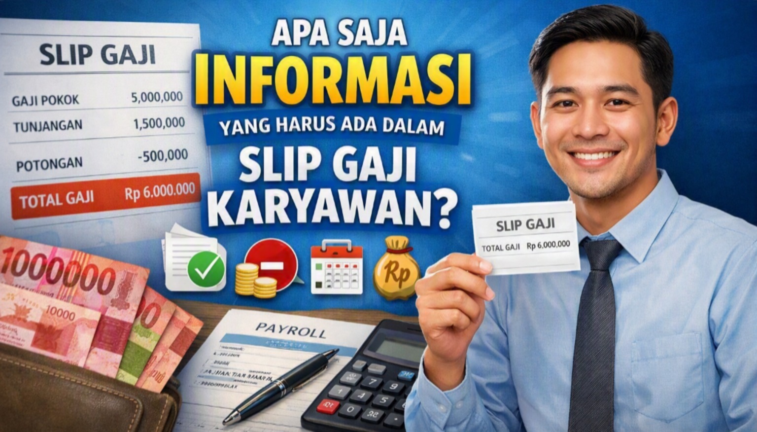 Apa Saja Informasi yang Harus Ada dalam Slip Gaji Karyawan?