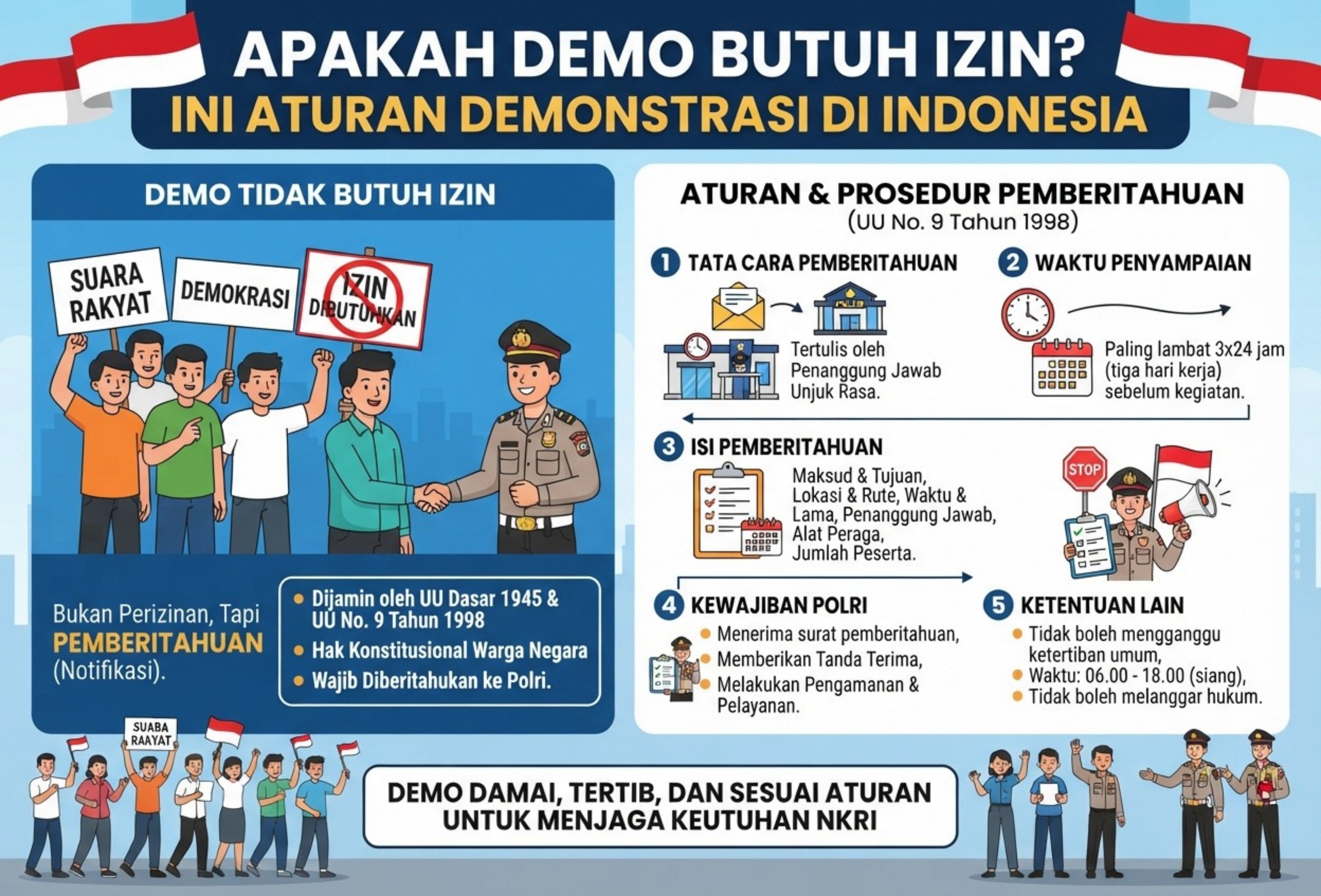 Apakah Demo Butuh Izin?