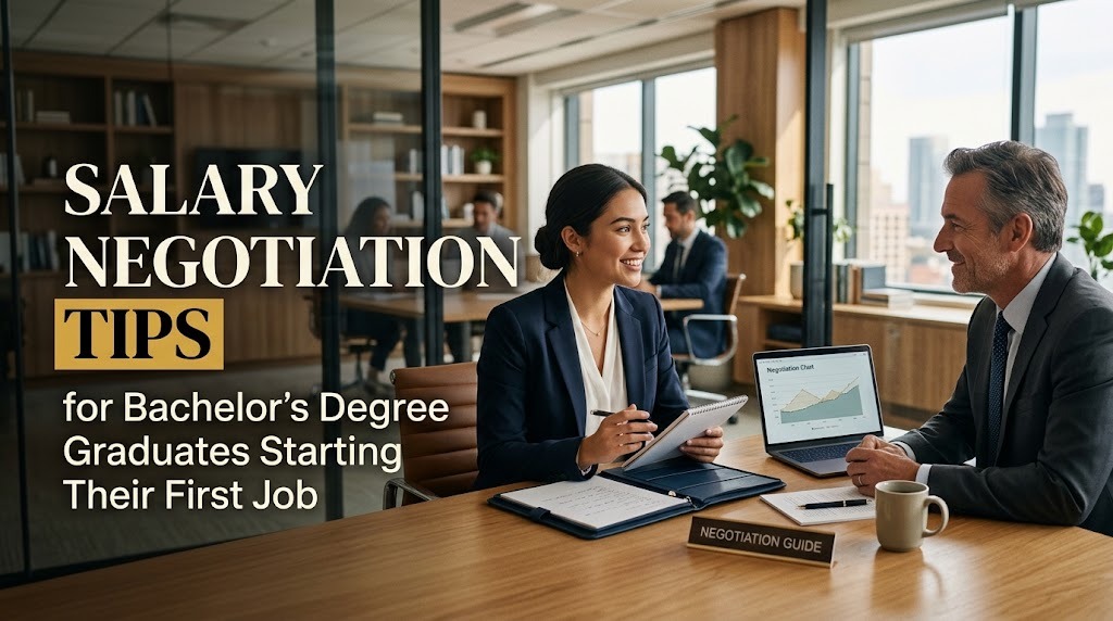 Salary Negotiation Tips For Bachelor’s Degree Graduates Starting Their First Job