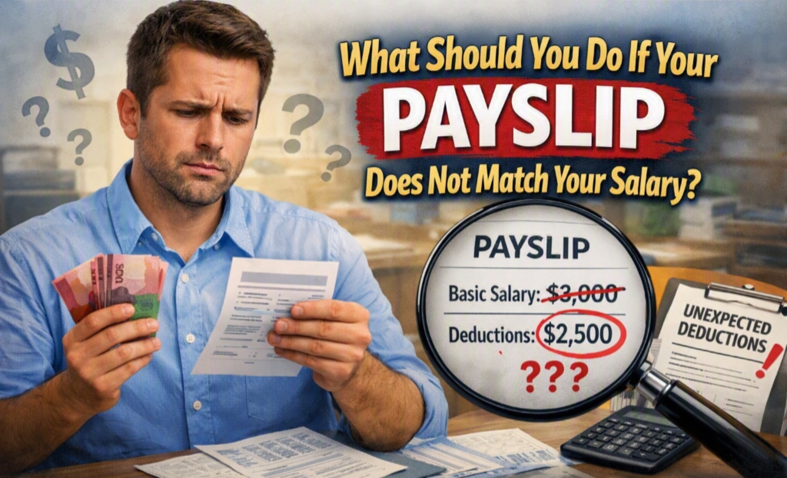 What Should You Do If Your Payslip Does Not Match Your Salary?