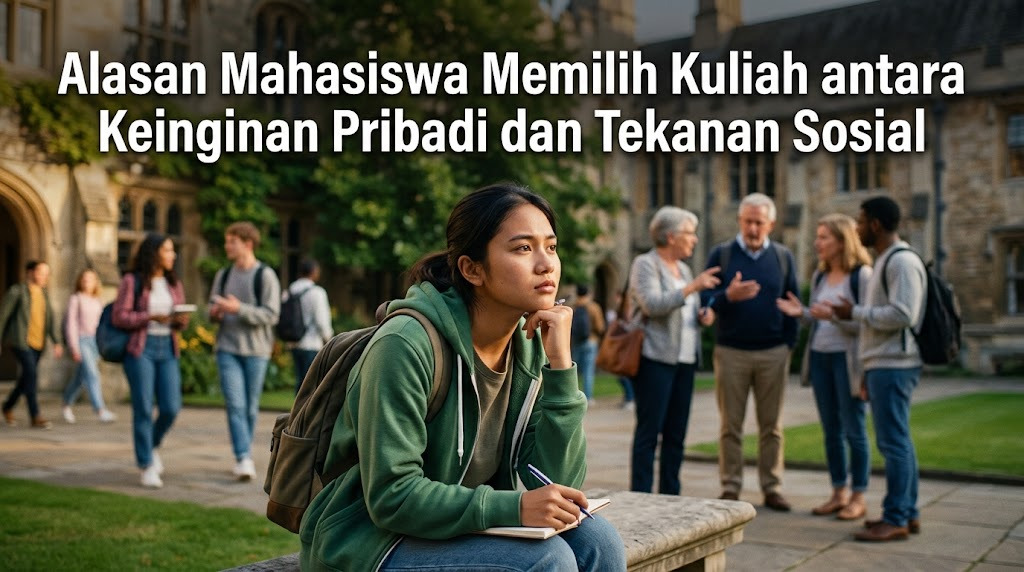 Alasan Mahasiswa Memilih Kuliah antara Keinginan Pribadi dan Tekanan Sosial