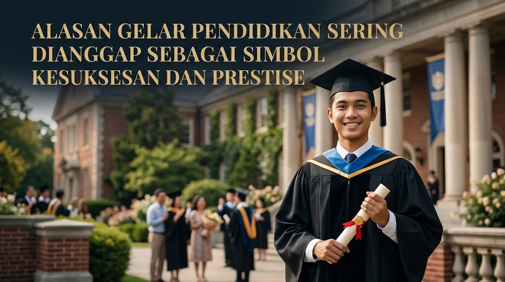 Alasan Gelar Pendidikan Sering Dianggap sebagai Simbol Kesuksesan dan Prestise
