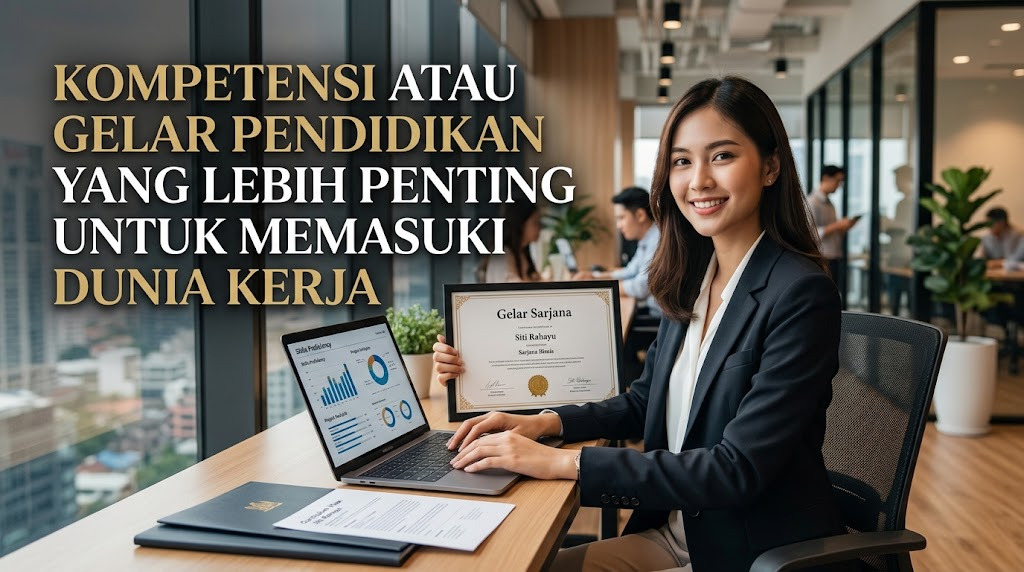 Kompetensi atau Gelar Pendidikan yang Lebih Penting untuk Memasuki Dunia Kerja