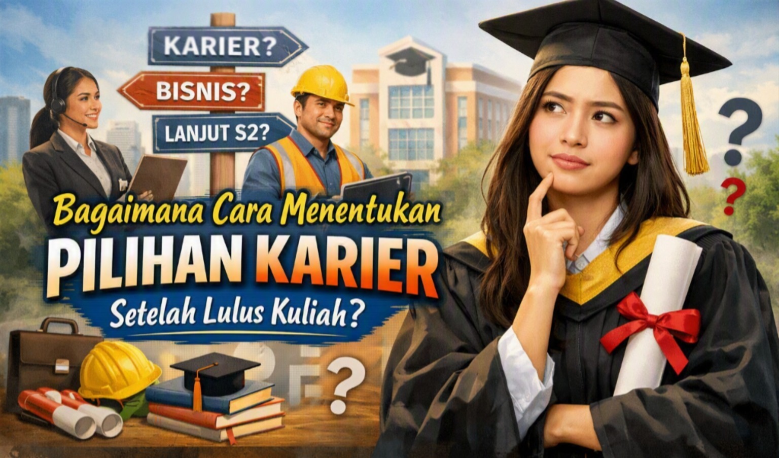Bagaimana Cara Menentukan Pilihan Karier Setelah Lulus Kuliah?