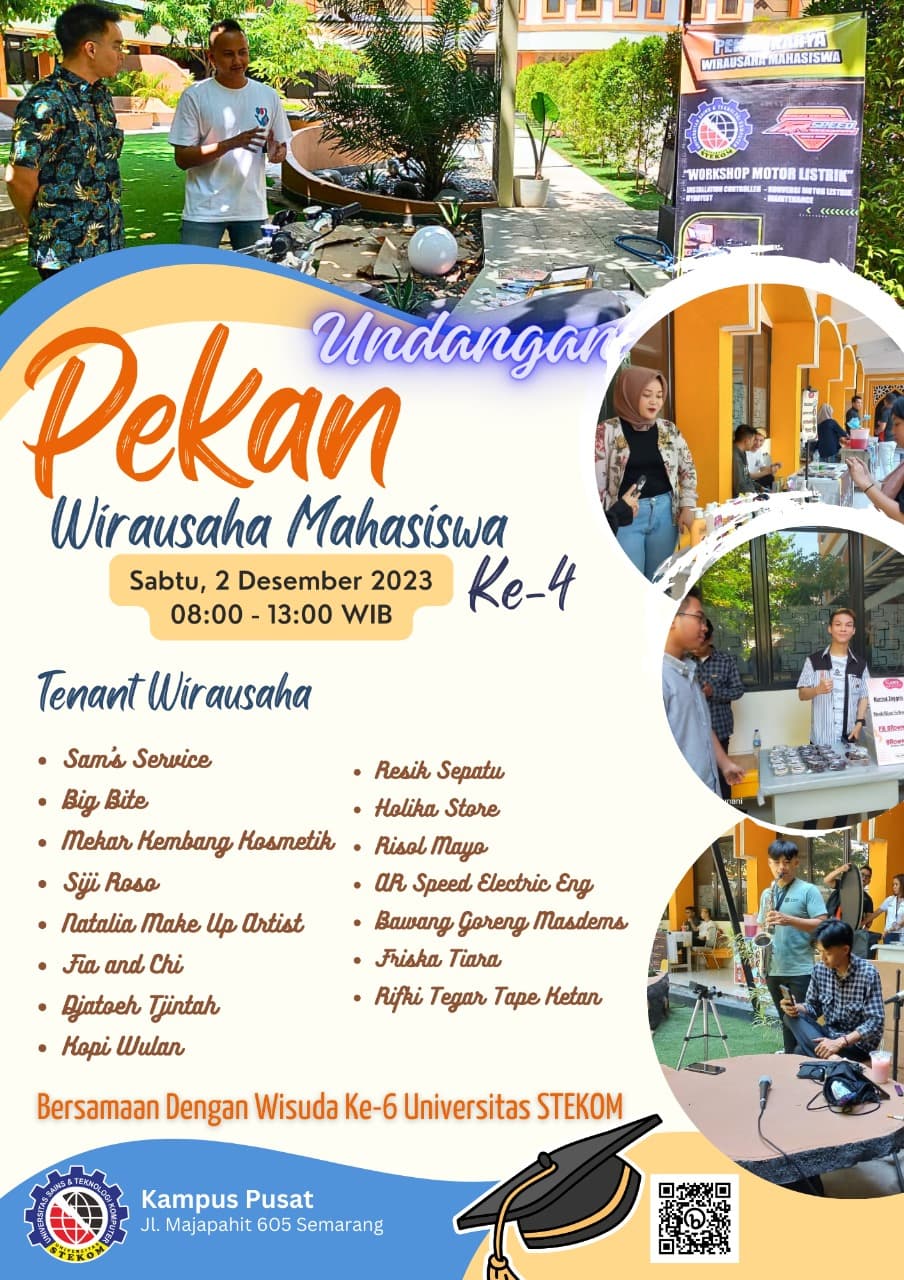 Pekan Wirausaha Mahasiswa Universitas Stekom Ke-4