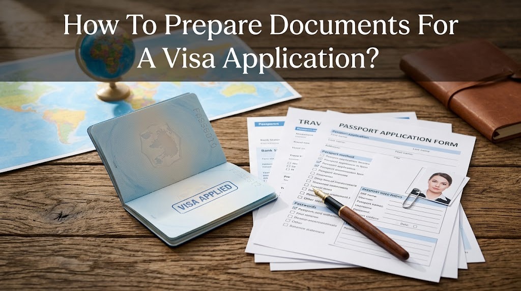 How To Prepare Documents For A Visa Application?