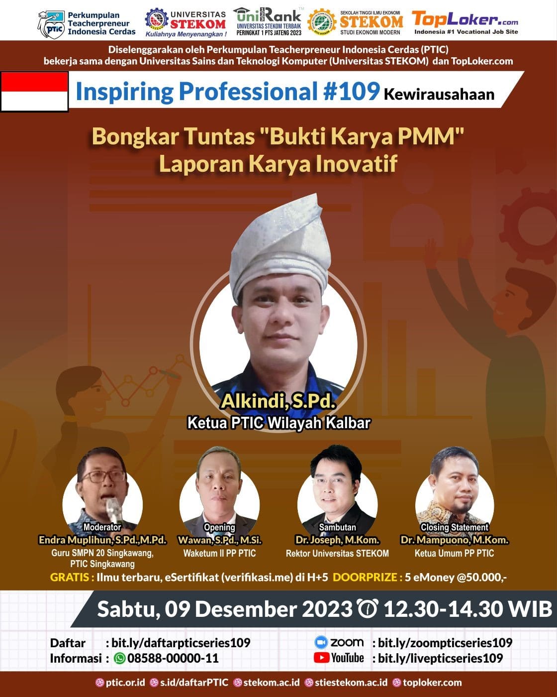 INSPIRING PROFESSIONAL Bongkar Tuntas ”Bukti Karya PMM” Laporan Karya Inovatif