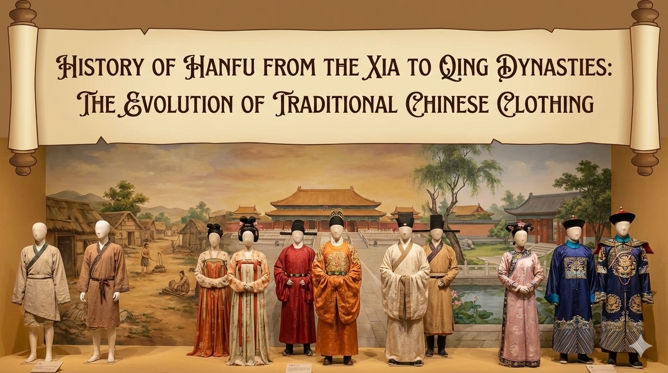 History of Hanfu from the Xia to Qing Dynasties: The Evolution of Traditional Chinese Clothing