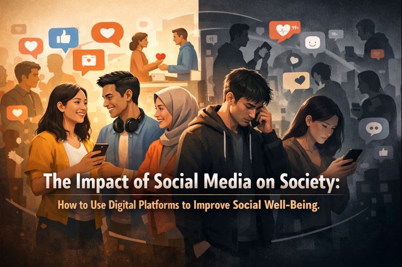 The Impact of Social Media on Society: How to Use Digital Platforms to Improve Social Well-Being