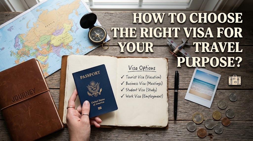 How To Choose The Right Visa For Your Travel Purpose?