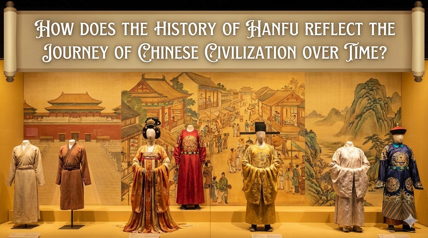 How Does the History of Hanfu Reflect the Journey of Chinese Civilization Over Time?