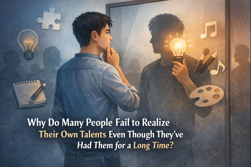 Why Do Many People Fail to Realize Their Own Talents Even Though They’ve Had Them for a Long Time?