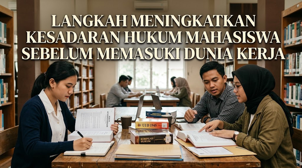 Langkah Meningkatkan Kesadaran Hukum Mahasiswa Sebelum Memasuki Dunia Kerja