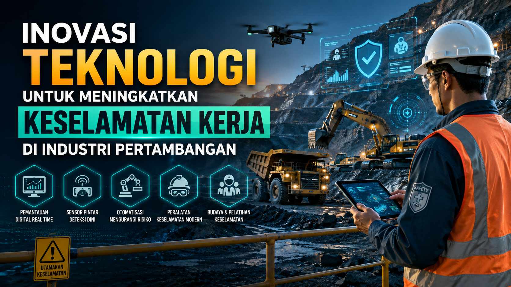 Inovasi Teknologi untuk Meningkatkan Keselamatan Kerja di Industri Pertambangan