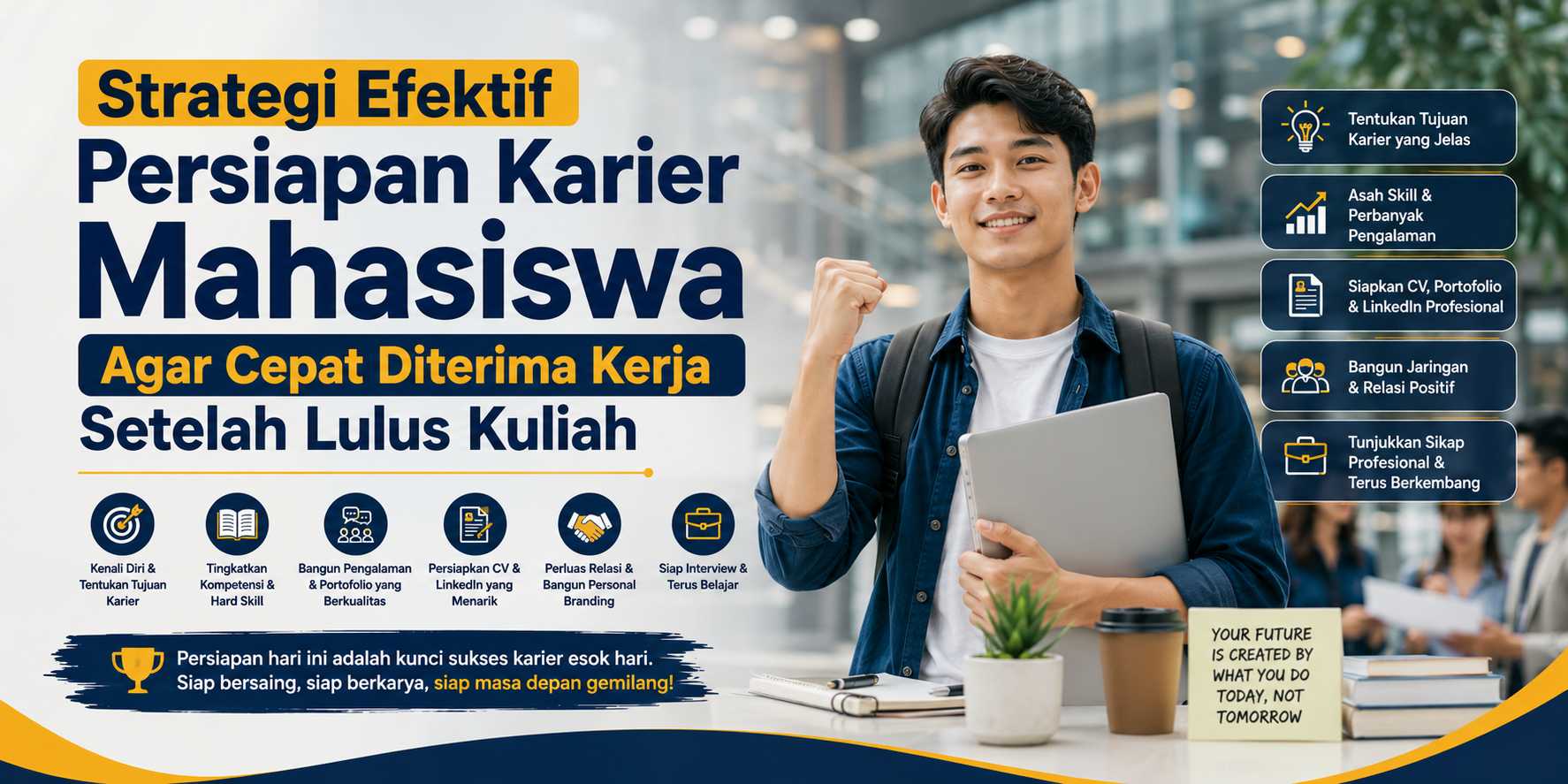 Strategi Efektif Persiapan Karier Mahasiswa Agar Cepat Diterima Kerja Setelah Lulus Kuliah