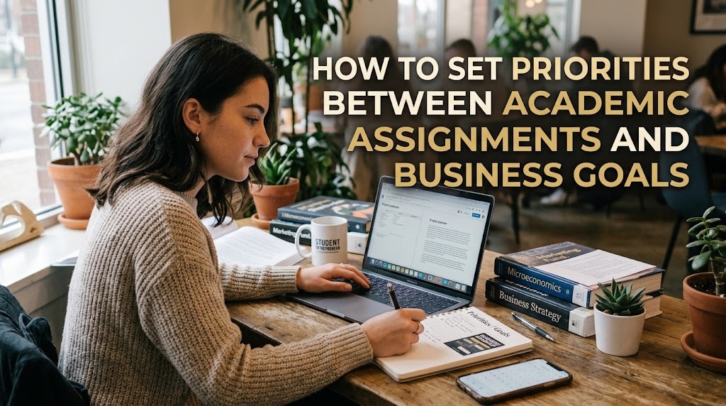 How to Set Priorities Between Academic Assignments and Business Goals