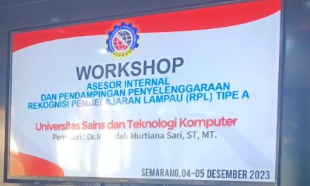Workshop Asesor Internal dan Pendampingan Penyelenggaraan Rekognisi Pembelajaran Lampau TIPE A 