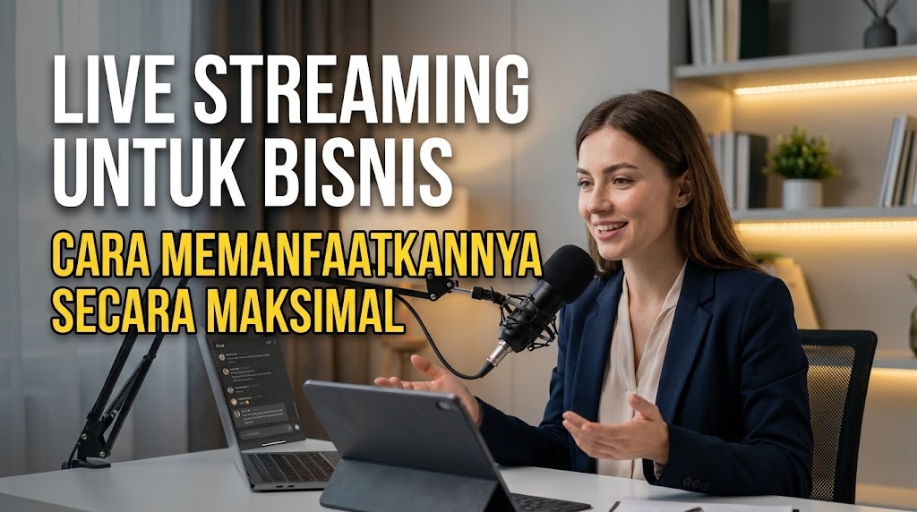 Live Streaming untuk Bisnis dan Cara Memanfaatkannya Secara Maksimal