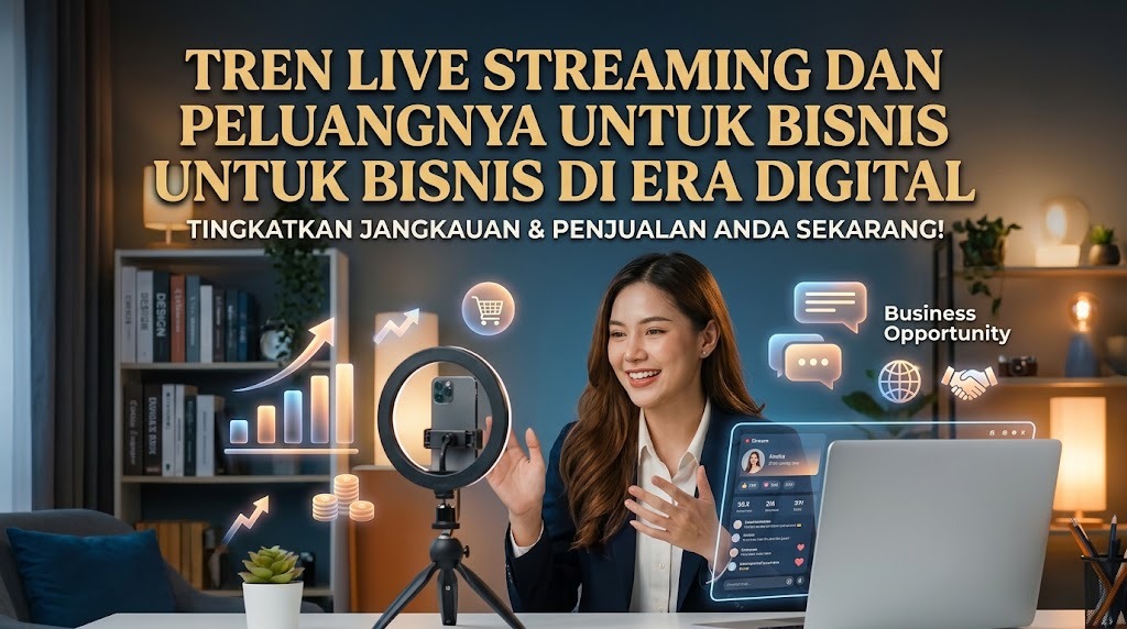 Tren Live Streaming dan Peluangnya untuk Bisnis di Era Digital