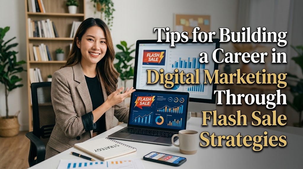 Tips For Building A Career In Digital Marketing Through Flash Sale Strategies