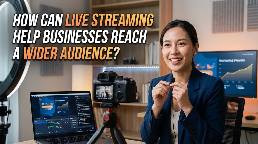 How Can Live Streaming Help Businesses Reach a Wider Audience?