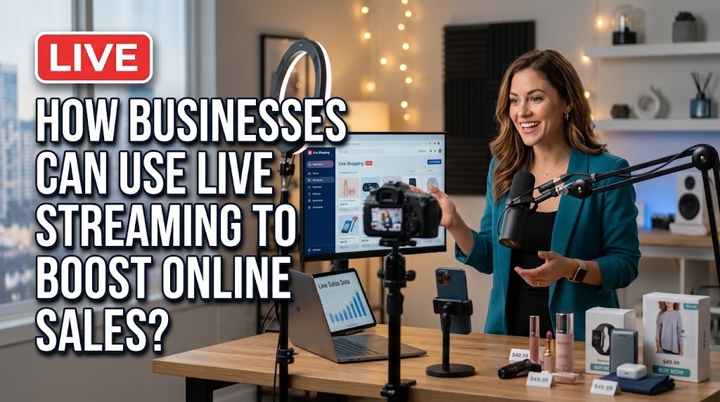 How Businesses Can Use Live Streaming to Boost Online Sales?