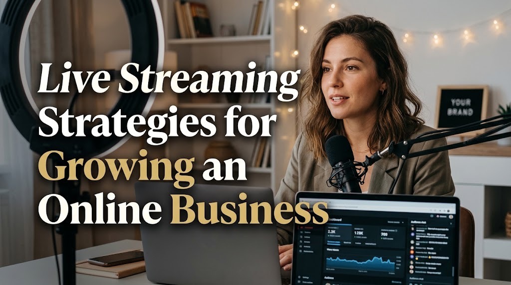 Live Streaming Strategies for Growing an Online Business