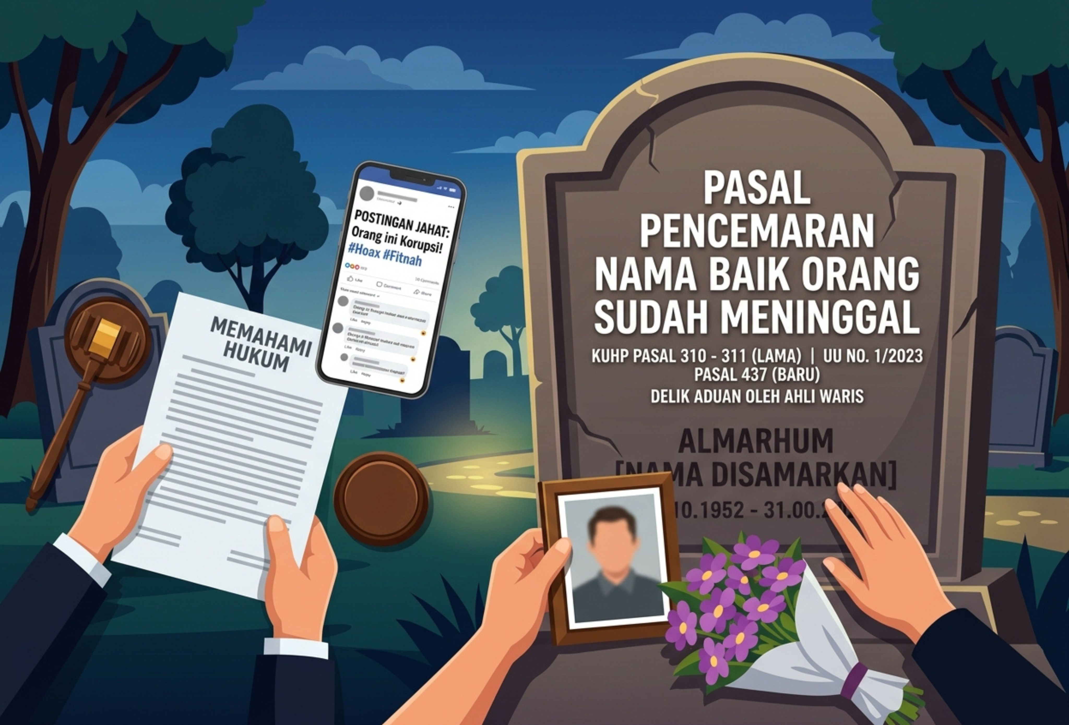 Pasal Pencemaran Nama Baik Orang yang Sudah Meninggal