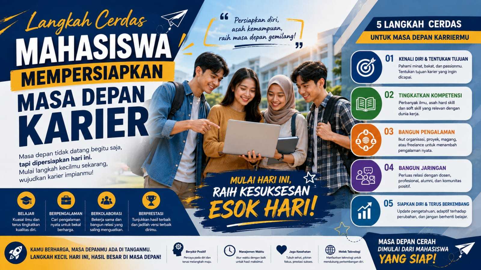 Langkah Cerdas Mahasiswa Mempersiapkan Masa Depan Karier