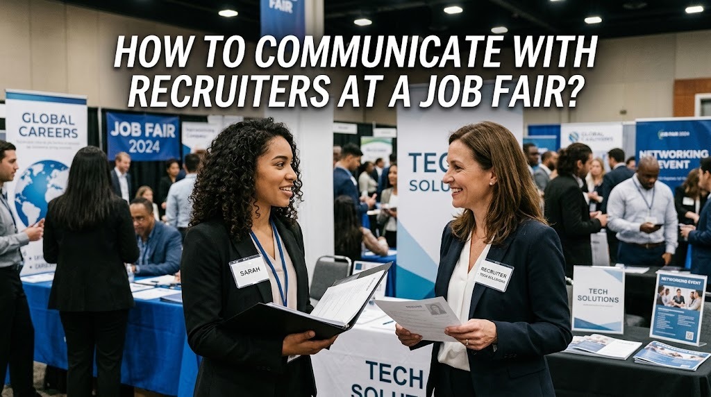 How to Communicate with Recruiters at a Job Fair?