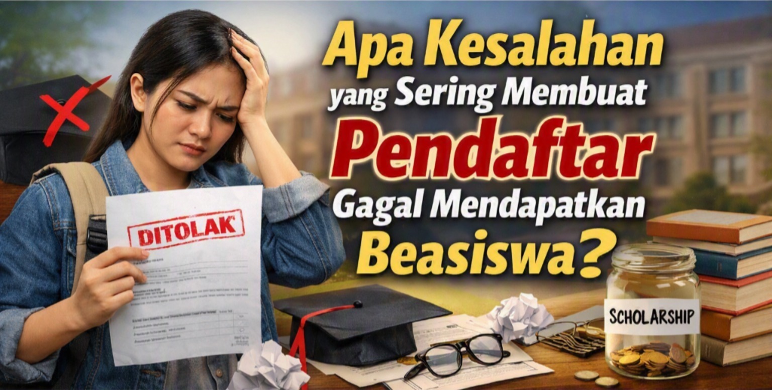 Apa Kesalahan yang Sering Membuat Pendaftar Gagal Mendapatkan Beasiswa?